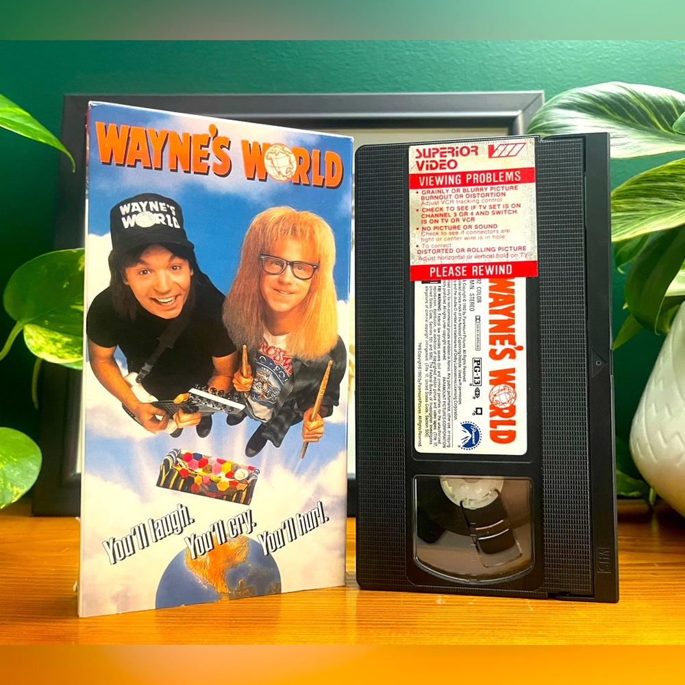 Wayne’s World Vintage VHS